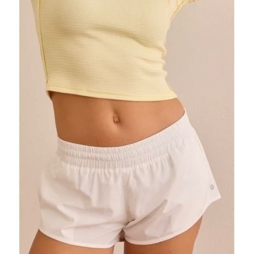 AS Revival White Active Running Shorts With Pockets Size Large